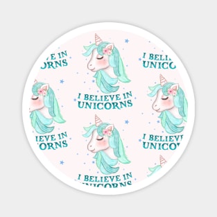 Unicorn pattern Magnet